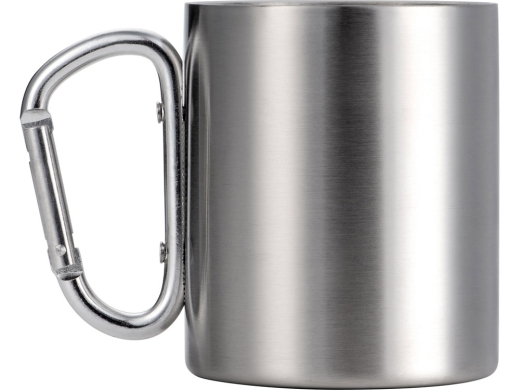 Изображение №3 | Кружка из стали с ручкой-карабином «Elbrus» (серебристый)