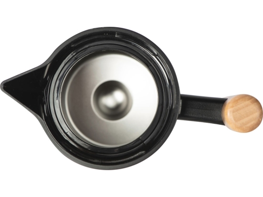 Изображение №8 | Вакуумный термокувшин с ситечком «Arctic» (черный, натуральный)