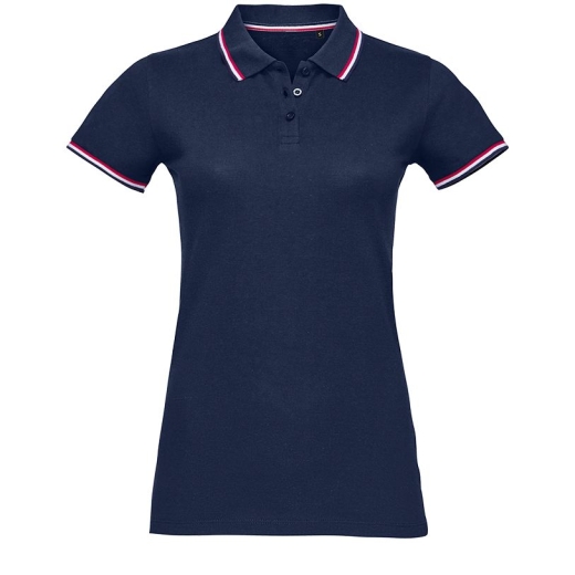 Изображение №1 | Рубашка поло женская Prestige Women темно-синяя, размер XXL