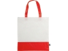Изображение №3 | Сумка-шоппер двухцветная Reviver из нетканого переработанного материала RPET (красный)