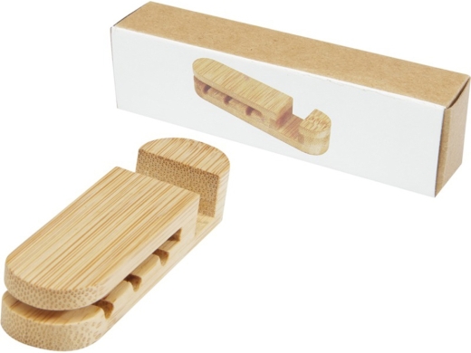 Изображение №5 | Органайзер для проводов «Edulis» бамбуковый (бежевый)