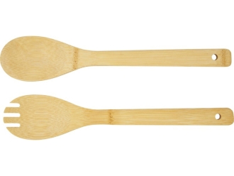 Изображение №2 | Бамбуковая салатница и приборы «Argulls» (натуральный)