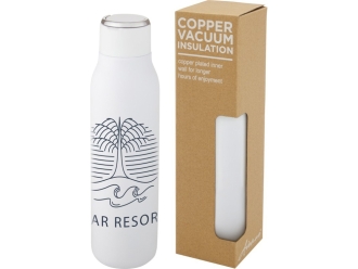 Изображение №7 | Бутылка с вакуумной изоляцией и металлической петлей «Marka» (белый)