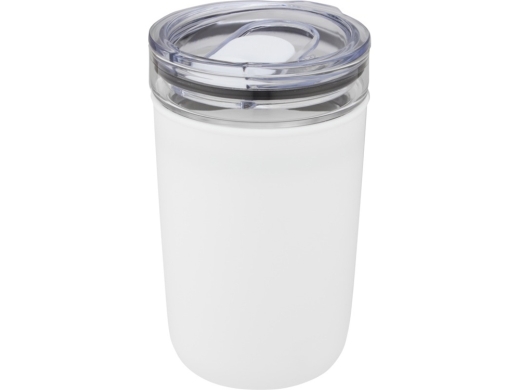 Изображение №1 | Стеклянная кружка «Bello» с внешней стенкой из переработанного пластика (белый)