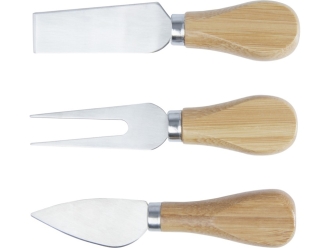 Изображение №2 | Бамбуковая доска для сыра «Mancheg» с приборами (натуральный)