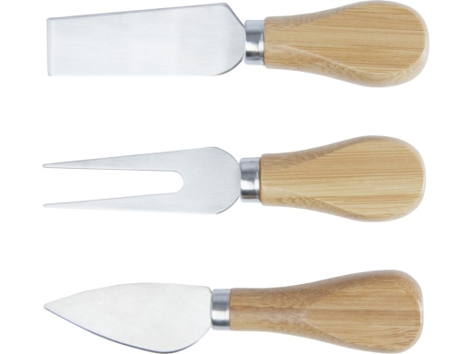 Изображение №2 | Бамбуковая доска для сыра «Mancheg» с приборами (натуральный)