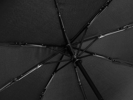 Изображение №5 | Зонт-автомат Reviver с куполом из переработанного пластика (черный)