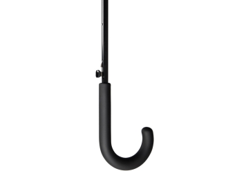 Изображение №6 | Зонт-трость Reviver с куполом из переработанного пластика (черный)