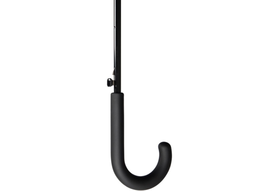 Изображение №6 | Зонт-трость Reviver с куполом из переработанного пластика (черный)