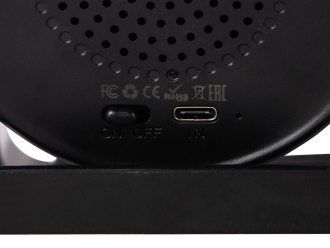 Изображение №6 | Беспроводная колонка (5 Вт) с функцией беспроводной зарядки (10Вт) «Eclipse» (черный)