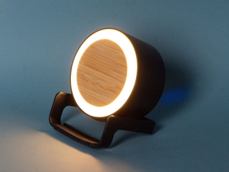 Изображение №9 | Беспроводная колонка (5 Вт) с функцией беспроводной зарядки (10Вт) «Eclipse» (черный)