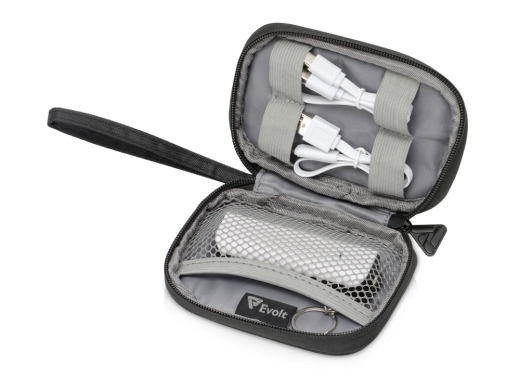 Изображение №2 | Подарочный набор с повербанком «Nathom» (черный, белый)