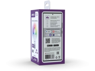 Изображение №4 | Умная LED лампочка «IoT A61 RGB» (белый)