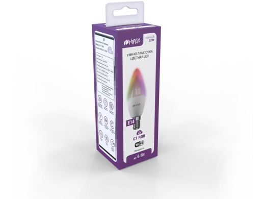 Изображение №2 | Умная LED лампочка «IoT C1 RGB» (белый)