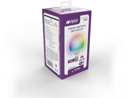 Изображение №3 | Умная LED лампочка «IoT R1 RGB» (белый)