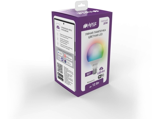 Изображение №4 | Умная LED лампочка «IoT R1 RGB» (белый)