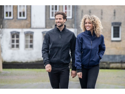 Изображение №4 | Легкая куртка-бомбер «Keefe» унисекс S (темно-синий)