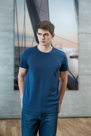 Изображение №5 | Футболка мужская American U светлый меланж, размер S