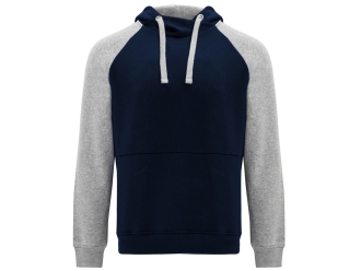 Изображение №1 | Толстовка с капюшоном «Badet» мужская XS (серый меланж/темно-синий)