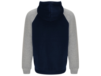 Изображение №2 | Толстовка с капюшоном «Badet» мужская XS (серый меланж/темно-синий)