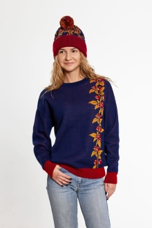 Изображение №8 | Джемпер Брусника, синий, размер XS