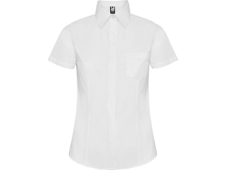 Изображение №1 | Рубашка «Sofia» женская с коротким рукавом S (белый)