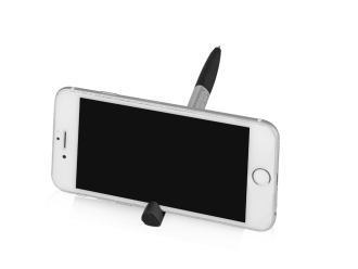 Изображение №4 | Ручка-стилус пластиковая шариковая «Multy» (серебристый/черный)