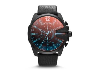 Изображение №1 | Часы наручные, мужские (корпус- черный, циферблат- черный, крепление- черный)