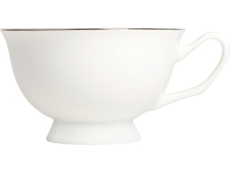 Изображение №6 | Чайная пара «Preston» (белый, серебристый)