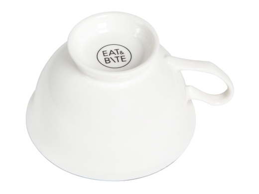 Изображение №3 | Чайная пара «Preston» (белый, серебристый)