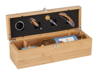 Изображение №5 | Набор для вина в бамбуковом кейсе «Anniversary» (натуральный)