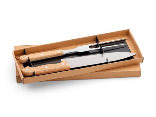 Изображение №3 | Набор для барбекю «SALSA» (натуральный/серебристый)