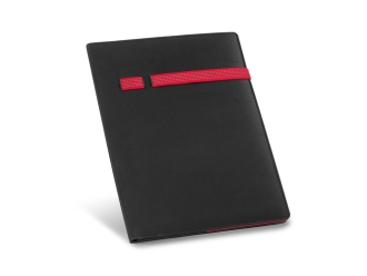 Изображение №1 | Папка A4 «TORGA» (черный/красный)