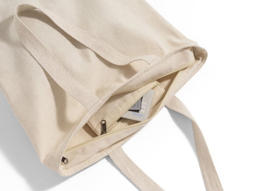 Изображение №4 | Сумка из 100% хлопка «HACKNEY» (натуральный светлый)