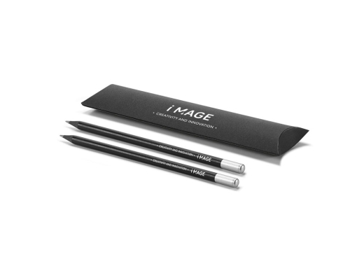 Изображение №2 | Набор карандашей «BRENTANO» (черный/серебристый матовый)