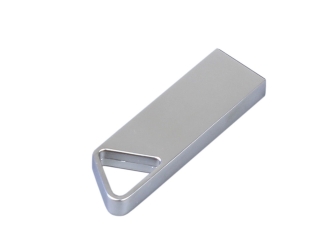 Изображение №3 | USB 2.0-флешка на 512 Мбайт с мини чипом и отверстием для цепочки 512Mb (серебристый)