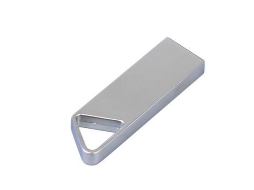 Изображение №3 | USB 2.0-флешка на 512 Мбайт с мини чипом и отверстием для цепочки 512Mb (серебристый)