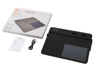 Изображение №14 | Многофункциональный коврик для мыши «Multi Pad» с беспроводной зарядкой и LCD экраном, 10 Вт (черный)