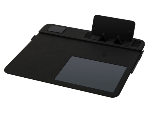 Изображение №5 | Многофункциональный коврик для мыши «Multi Pad» с беспроводной зарядкой и LCD экраном, 10 Вт (черный)