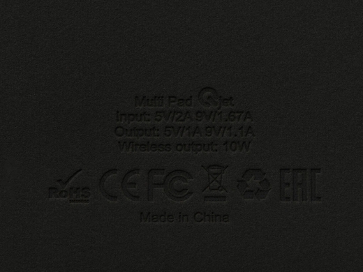 Изображение №11 | Многофункциональный коврик для мыши «Multi Pad» с беспроводной зарядкой и LCD экраном, 10 Вт (черный)