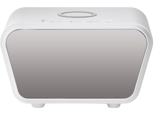 Изображение №5 | Настольные часы с функцией беспроводной зарядки «Wake», 10 Вт (белый)