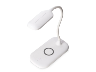 Изображение №1 | Настольный светильник с беспроводной зарядкой «Nimble», 10 Вт (белый)