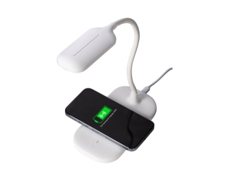 Изображение №2 | Настольный светильник с беспроводной зарядкой «Nimble», 10 Вт (белый)