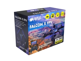 Изображение №13 | Радиоуправляемый квадрокоптер «FALCON X FPV» (черный/фиолетовый)