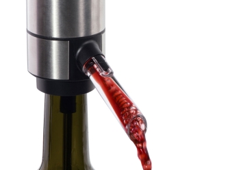 Изображение №10 | Электрический аэратор-диспенсер для вина «Wine delight» (серебристый)