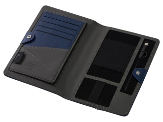 Изображение №5 | Органайзер с функцией беспроводной зарядки «Manner», 5000 mAh (темно-синий)