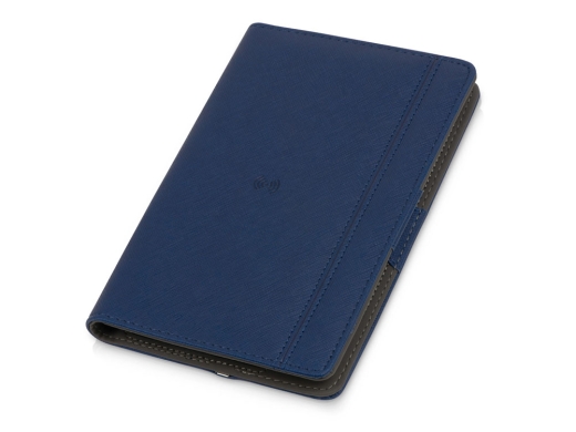 Изображение №1 | Органайзер с функцией беспроводной зарядки «Manner», 5000 mAh (темно-синий)