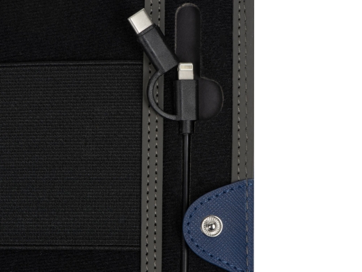 Изображение №8 | Органайзер с функцией беспроводной зарядки «Manner», 5000 mAh (темно-синий)