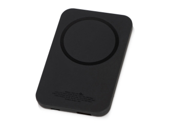 Изображение №1 | Магнитный беспроводной внешний аккумулятор с быстрой зарядкой QC/PD 20 Вт «MagnetIQ», 5000 mAh (черный)