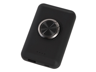 Изображение №2 | Магнитный беспроводной внешний аккумулятор с быстрой зарядкой QC/PD 20 Вт «MagnetIQ», 5000 mAh (черный)